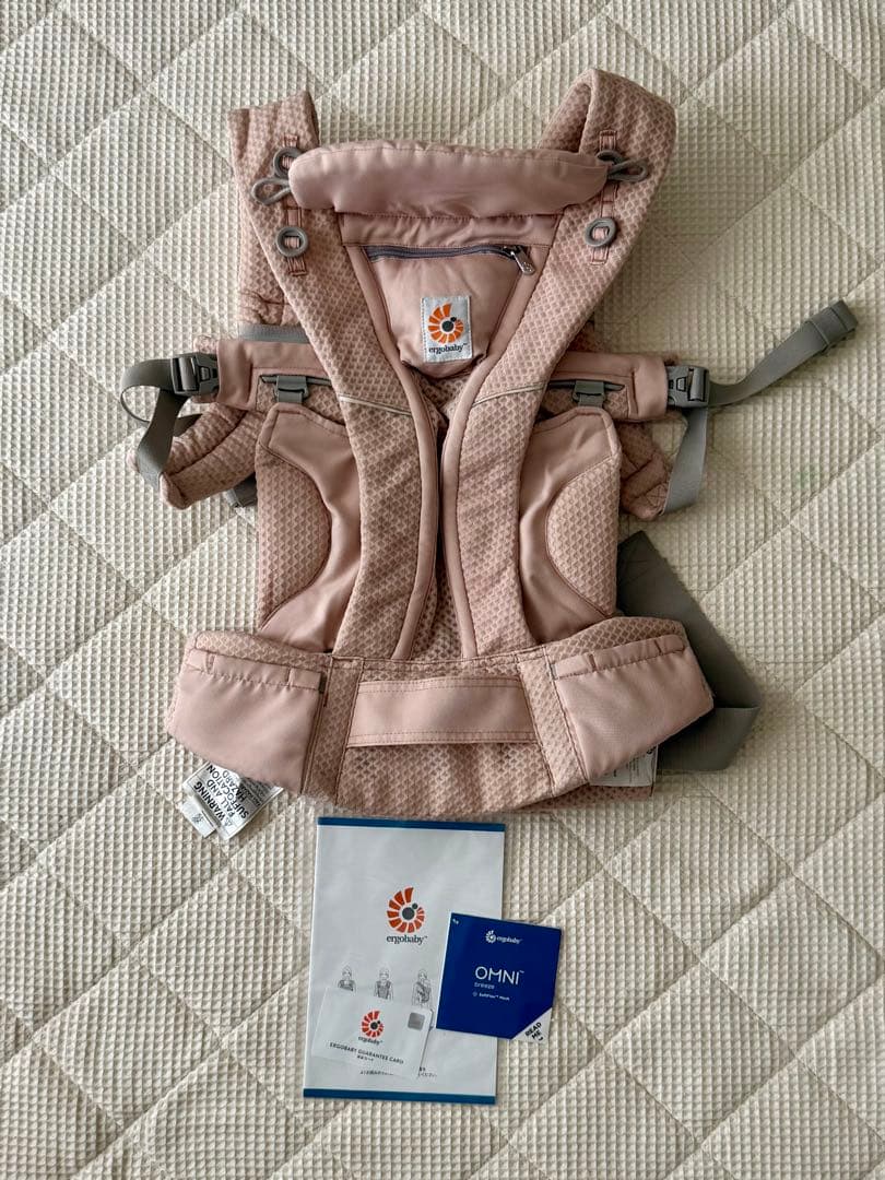 OMNI ブリーズ360 抱っこひも ピンク メッシュ