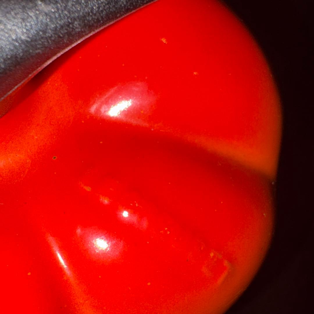 パプリカ型ホーロー鍋 オレンジ