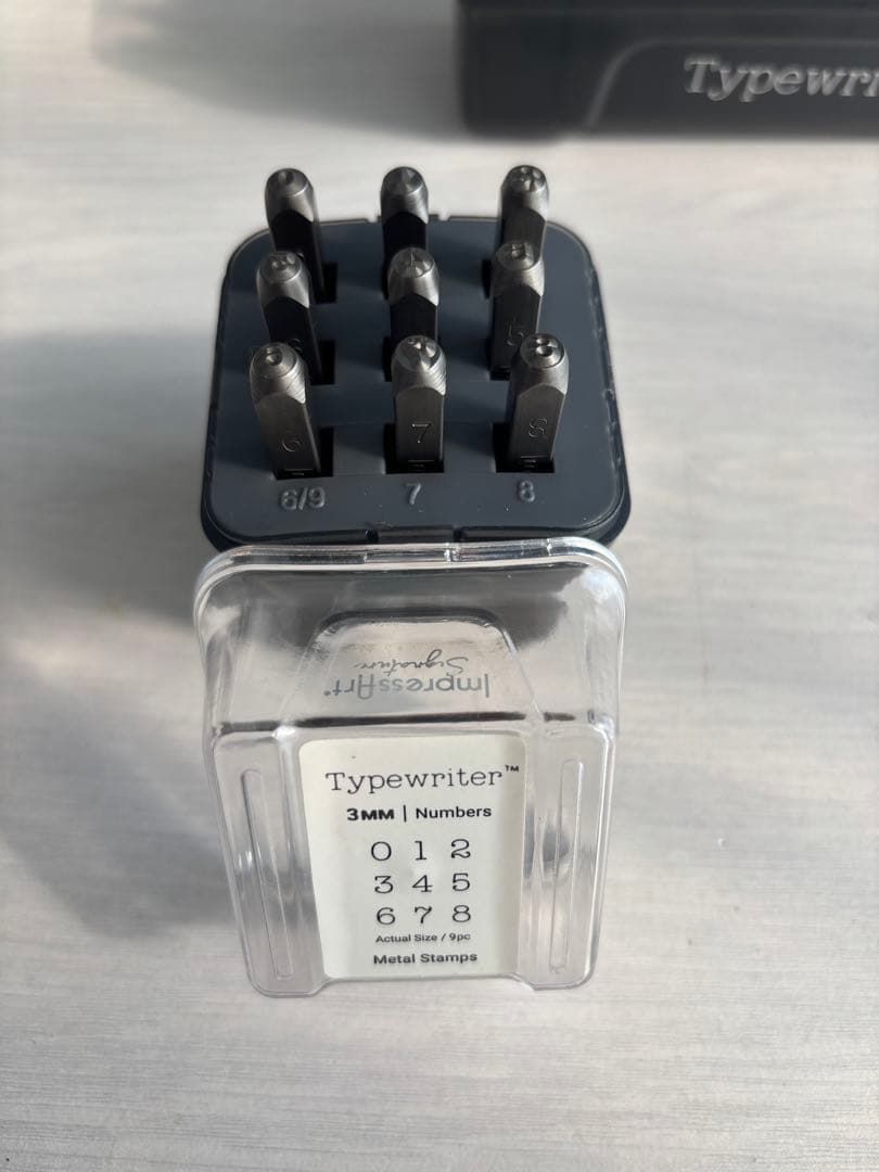 メタル&レザー刻印スタンプセット