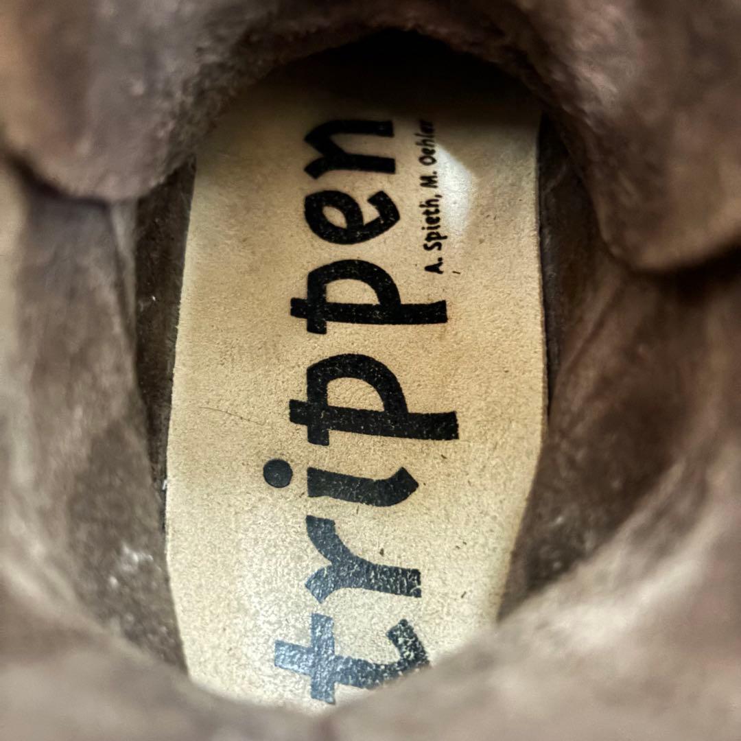 【美品】trippen NOMAD レースアップブーツ ブラウン 37 ノマド