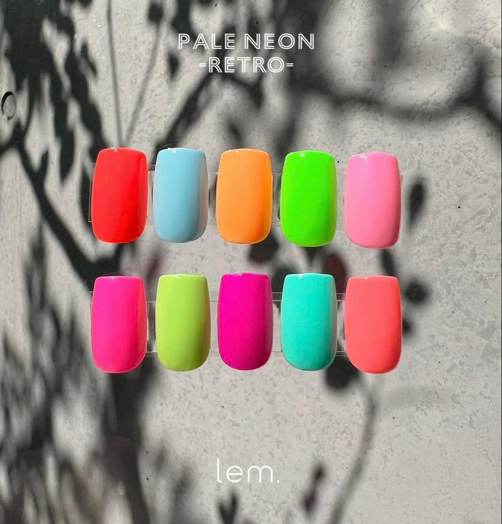 lem. ペールネオン レトロ 10色セット