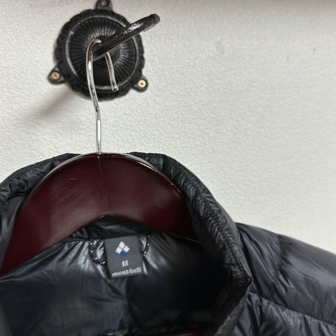 美品 黒 mont-bell スペリオダウンベストEX800 1101663