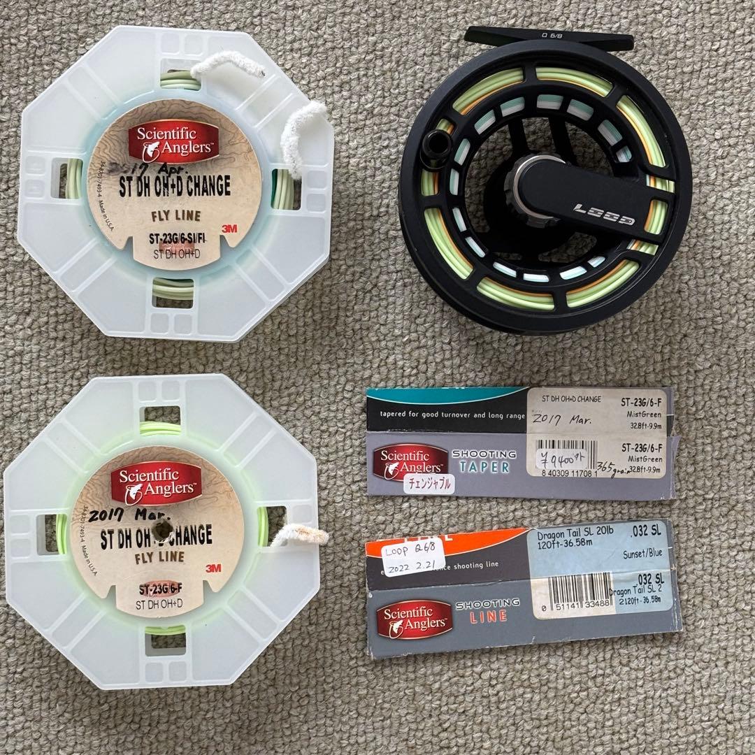 LOOP Q6/8フライリール+STヘッド+替えティップ　セット