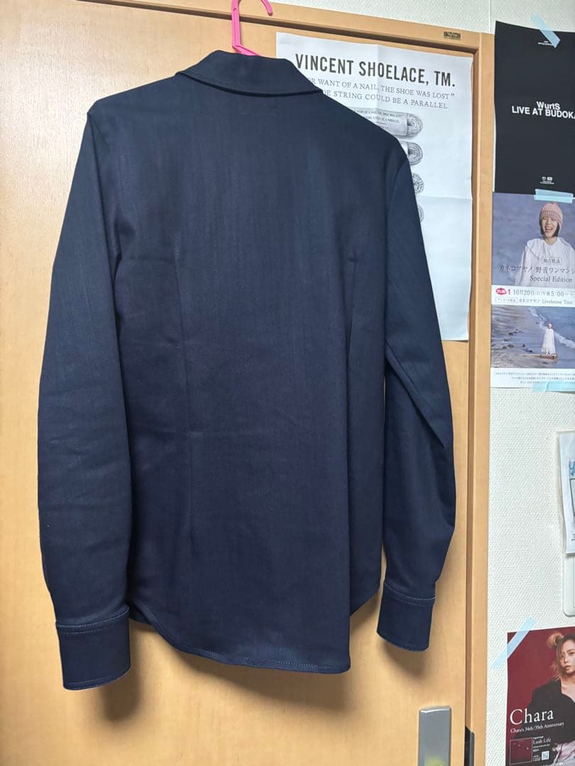 RAF SIMONS RSパッチ シャツ デニムジャケット　XS ネイビー