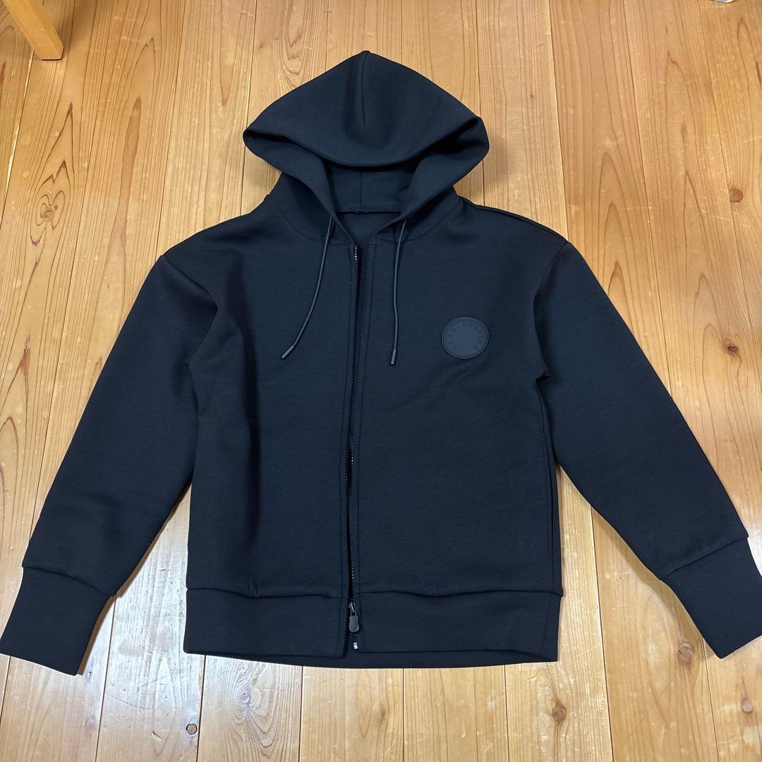 アンコキーヌ　ダンボールニットフーデッドパーカー　ブラック　Mサイズ