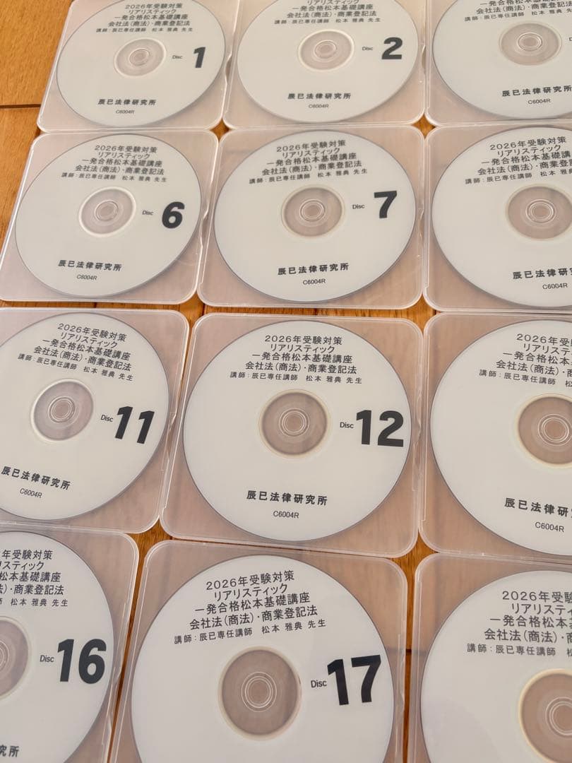 【最新】2026年　辰巳リアリ司法書士　会社法・商業登記法DVD