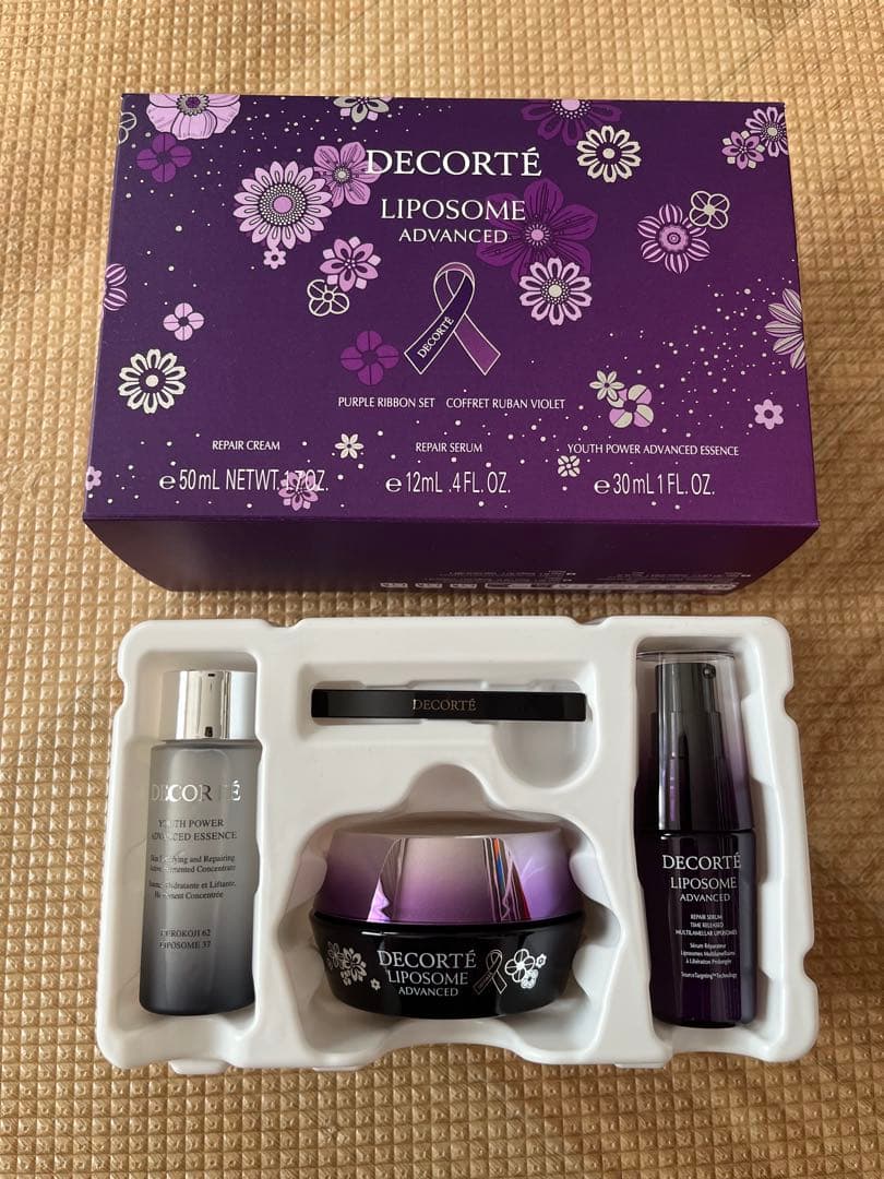 DECORTÉ リペアクリーム パープルリボンセット 2025