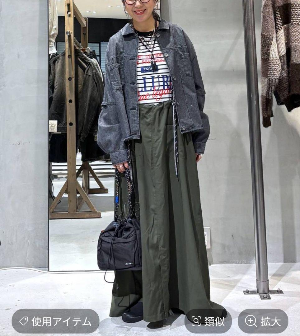 ニコアンド [be with M]Misayo デニムシャツジャケット