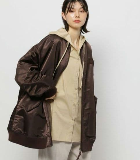 リバーシブルロングMA‐1　ニコアンド