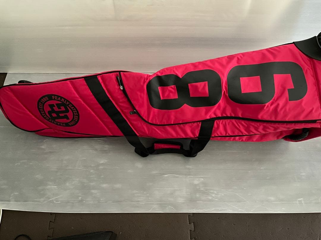 PEARLY GATES トラベルカバーキャディバッグ 収納袋付き ピンク