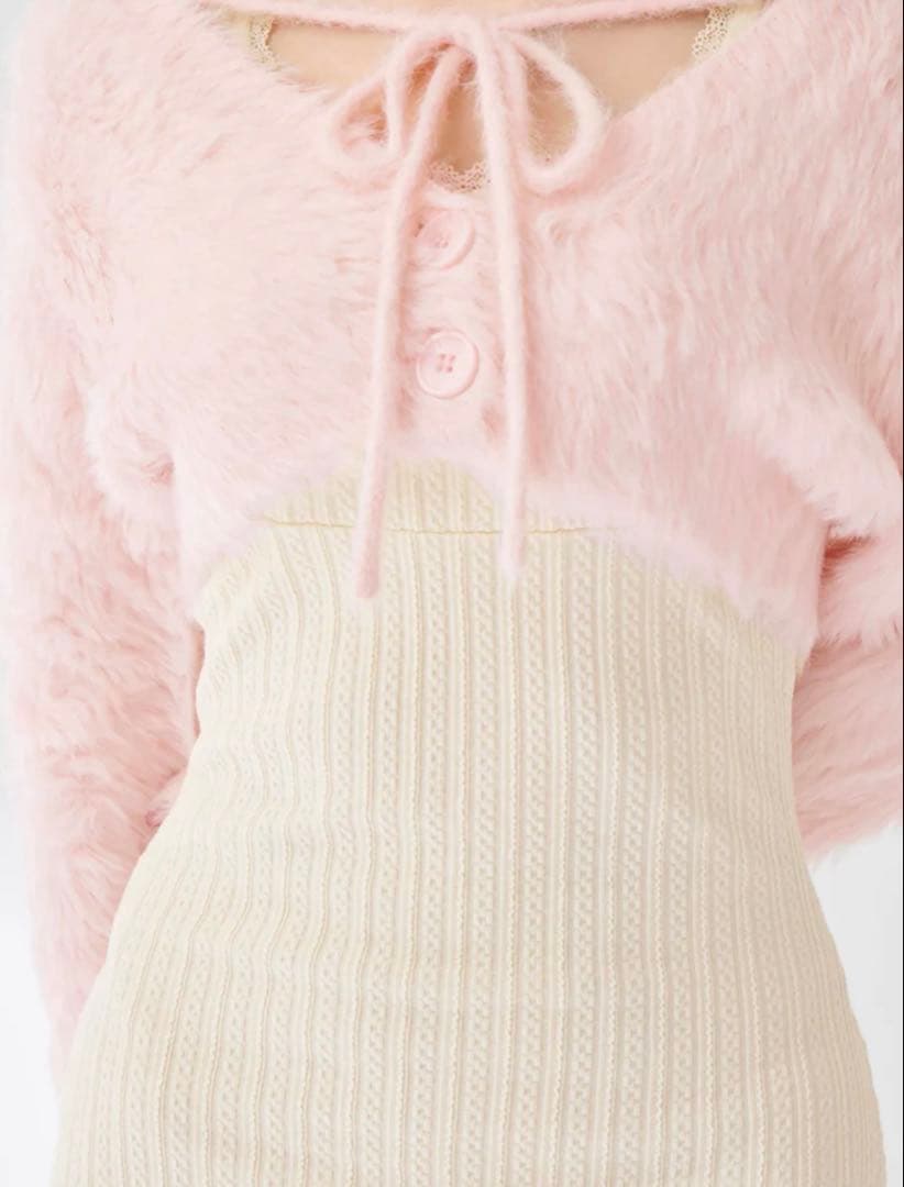 Darich ダーリッチ ケーブルニットソーセットミニワンピース IVO