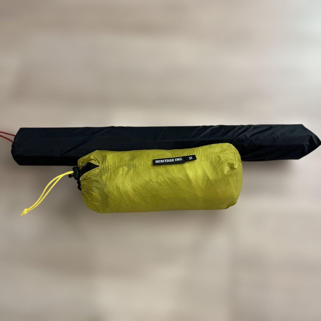 HERITAGEINC.クロスオーバードーム2テント　専用フロントフライ付