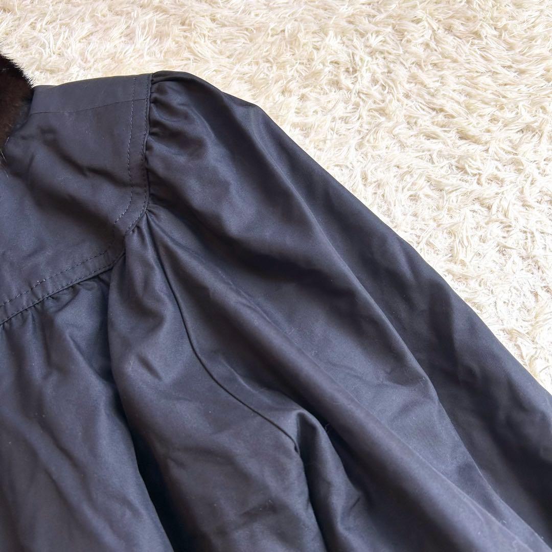 【極美品✨️希少カラー】カネボウシルク 高級 ミンク ラム コート毛皮 XL