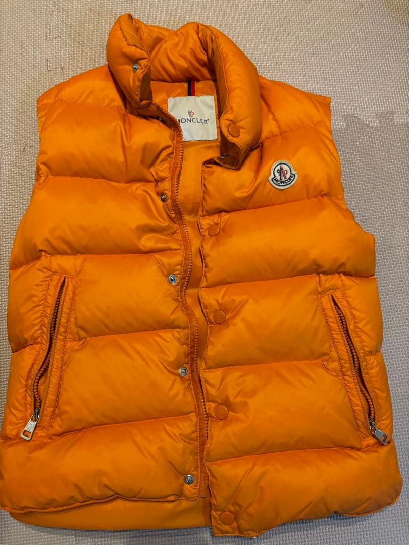 MONCLER ダウンベスト オレンジ 00
