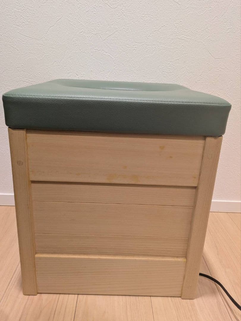 yomogina（ヨモギーナ）正規品とコンロ付き よもぎ蒸しチェア ヒノキ 無垢