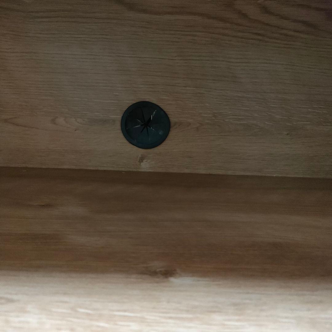 LOWYA ロウヤ リビングボード サイドボード ブラック天板 スチール脚