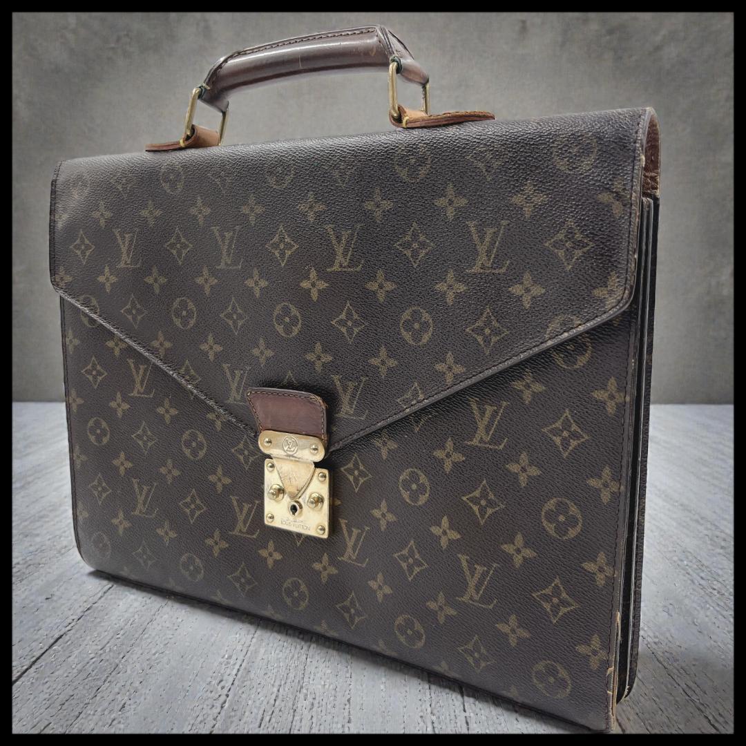 Louis Vuitton ヴィトン ビジネスバッグ モノグラム A4可