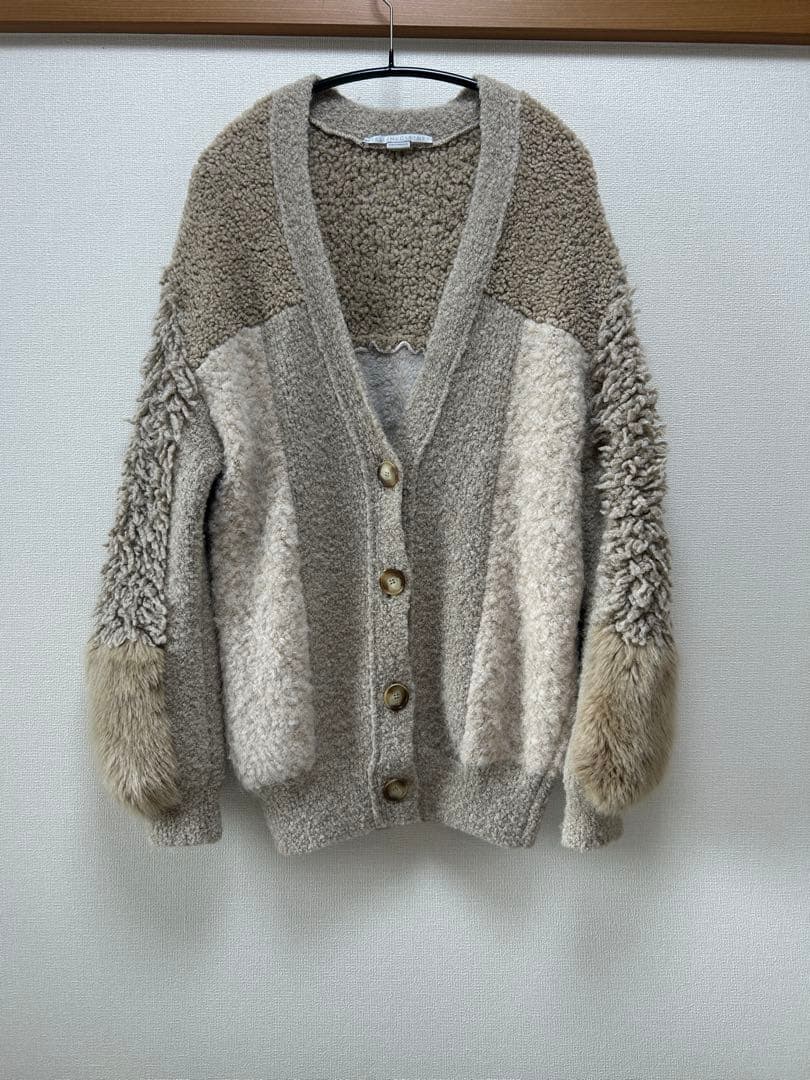 STELLA McCARTNEY ベージュ系カーディガン 34