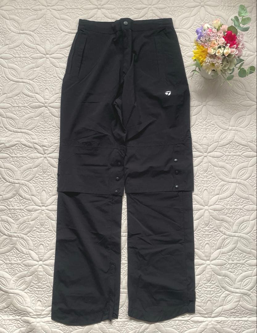 【みぃ 様】Taylor Made レインウエア 上下セット 黒／白 M