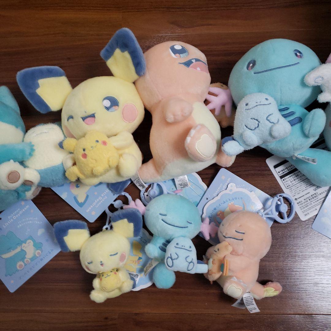 ポケモンセンター　LittleDayDream　ぬいぐるみとマスコット8点セット