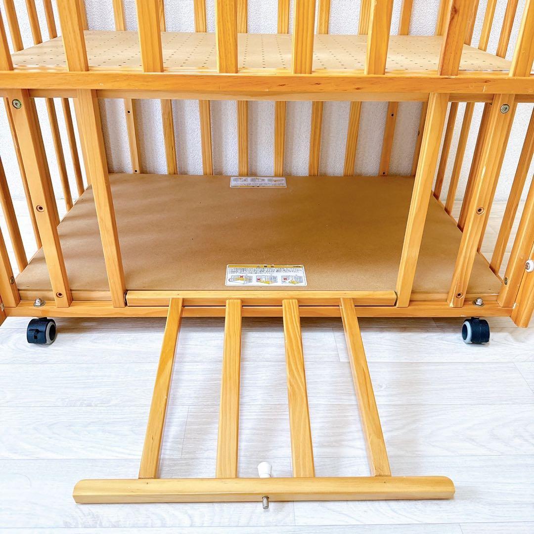 【人気】カトージ KATOJI 木製ベビーベッド　ミニベッド　チャーミー