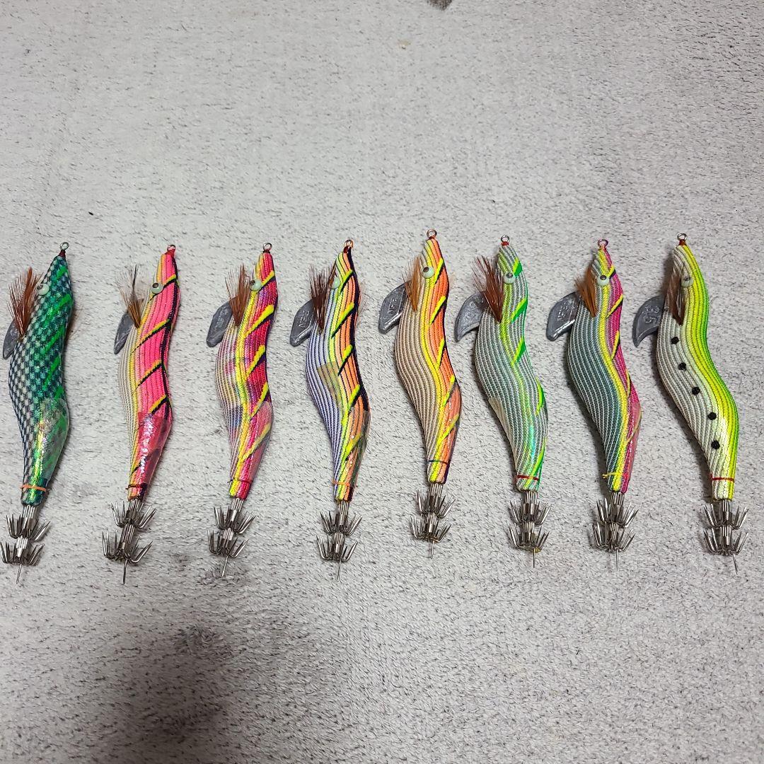 餌木猿3.5号　中古8点セット