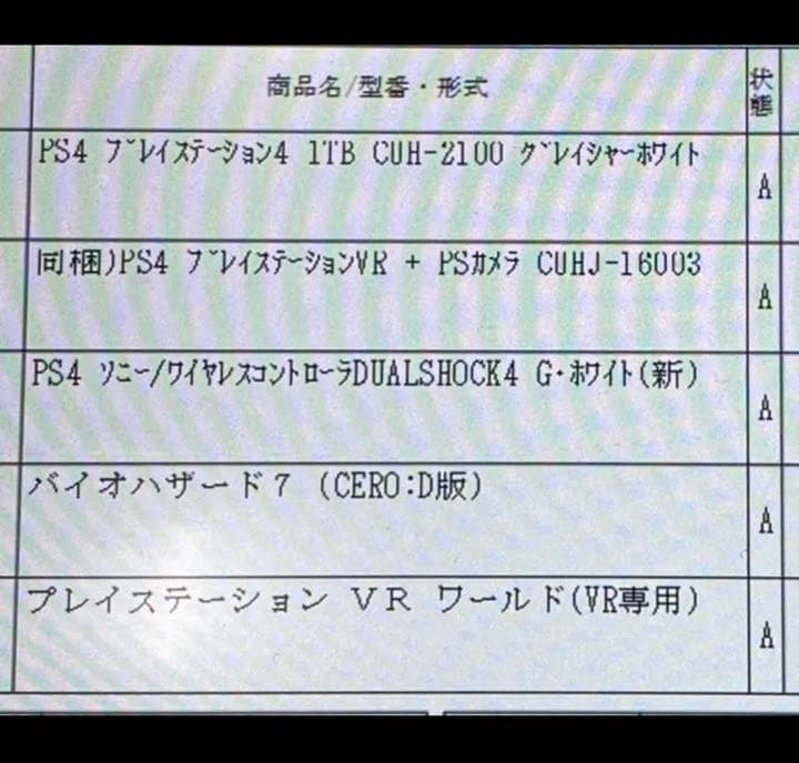 PlayStation4➕VR➕PSカメラ➕PS4コントローラー新品➕おまけ