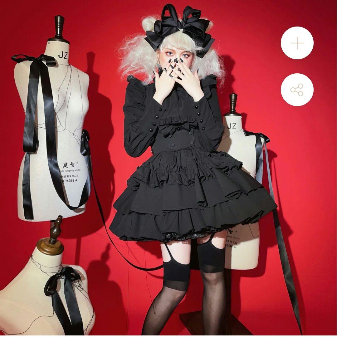 CATCOCOON A Doll's House スカート 黒 ブラック