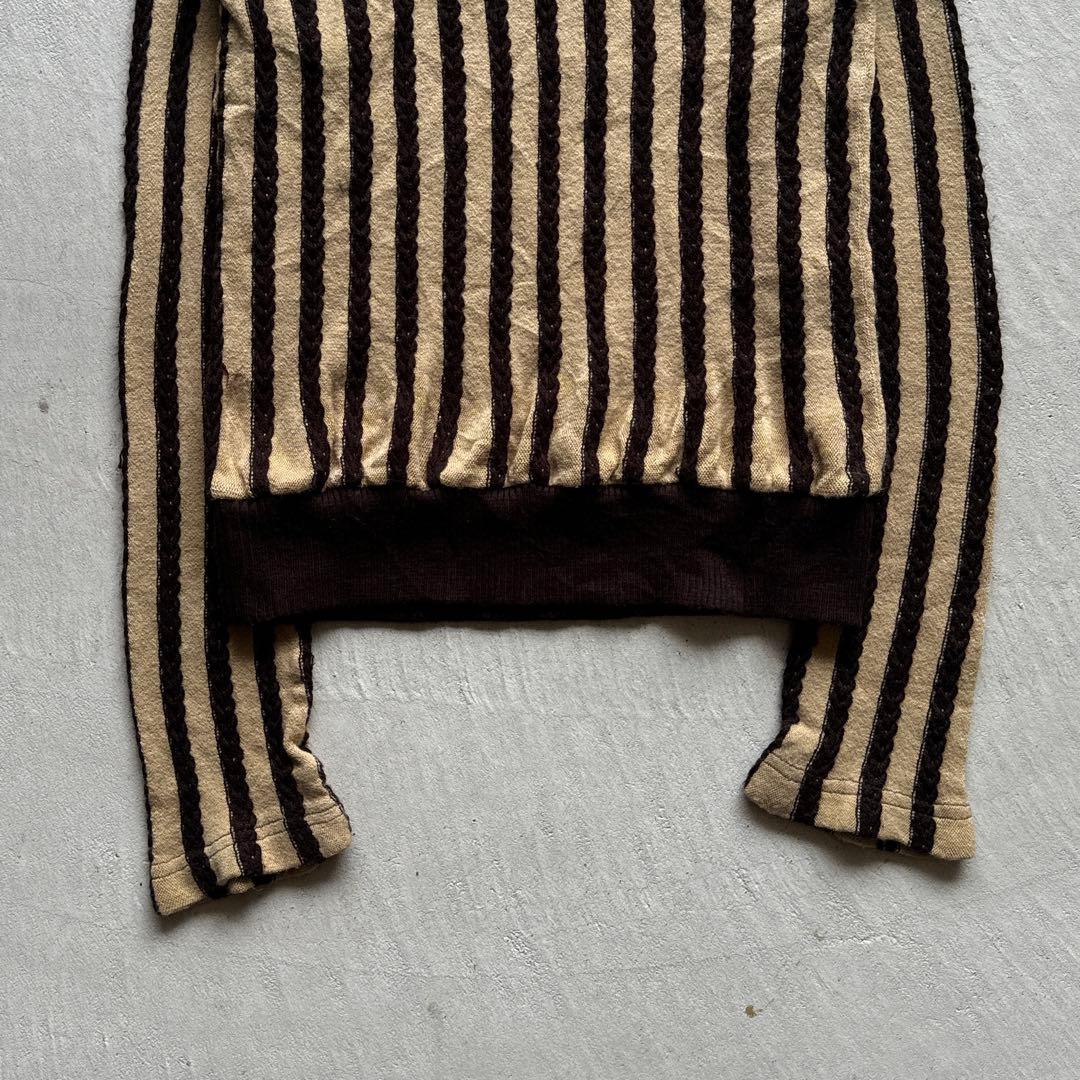 00s d&g dolce&gabbana stripe knit ストライプ