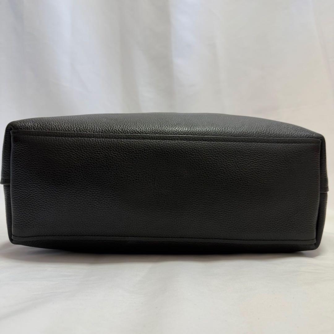 【訳あり極美品】コーチ 67253 ビジネスバッグ レザー 肩掛け 黒 A4可