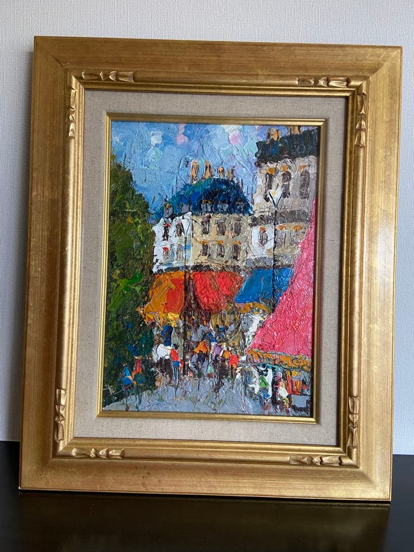 渡部ひでき　パリの街角