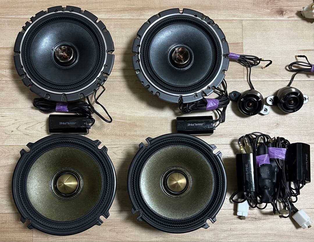 [送料無料]ALPINE DLX-F171S DDL-R160Cスピーカーセット