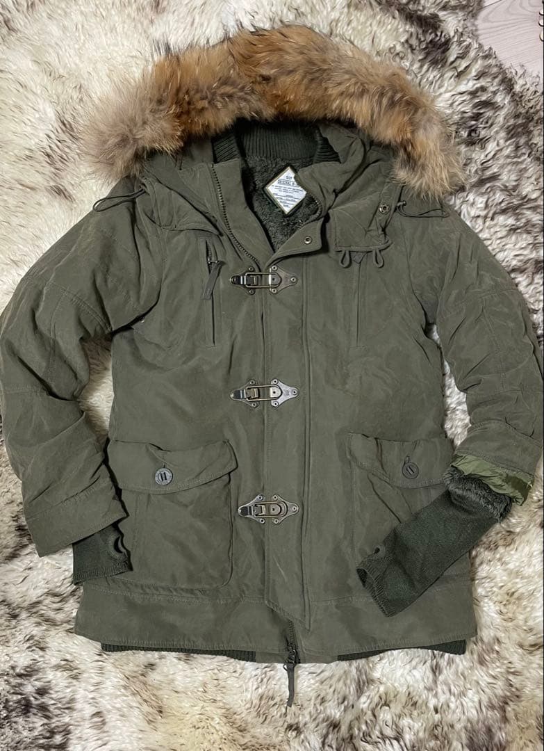 SLY オリーブグリーン モッズコート ファー付き