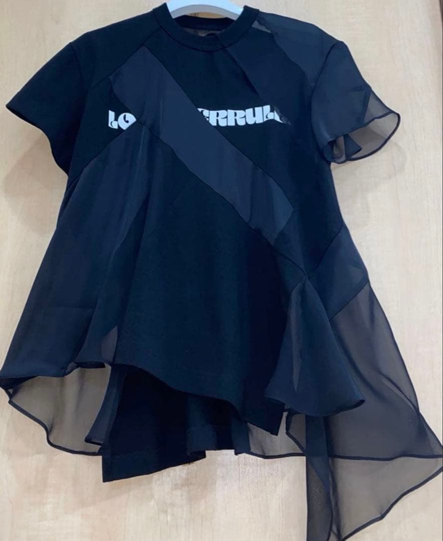 SACAI / グラフィックチュールTシャツ