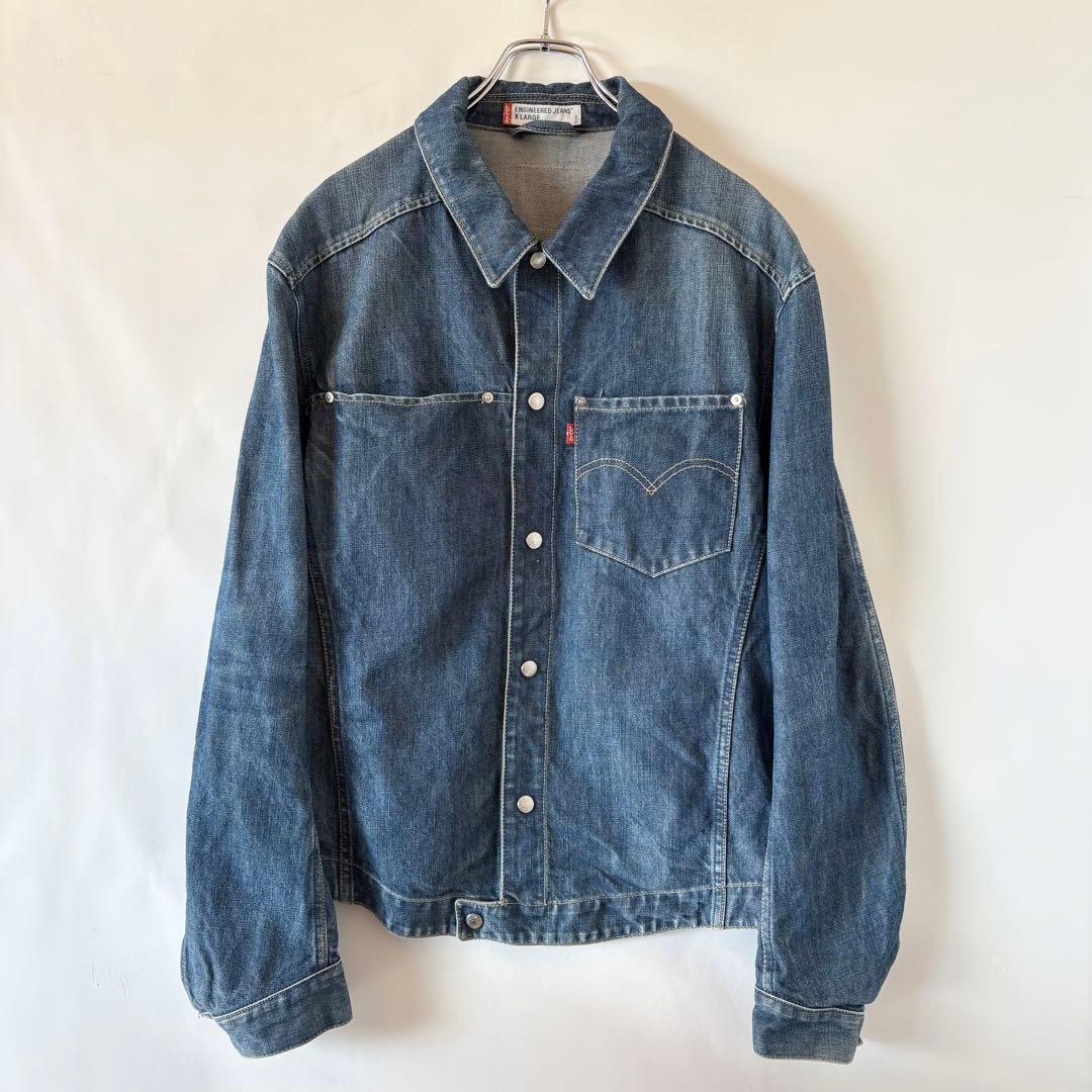 Levis ヴィンテージ エンジニアデニムジャケット リーバイス アメカジ 古着