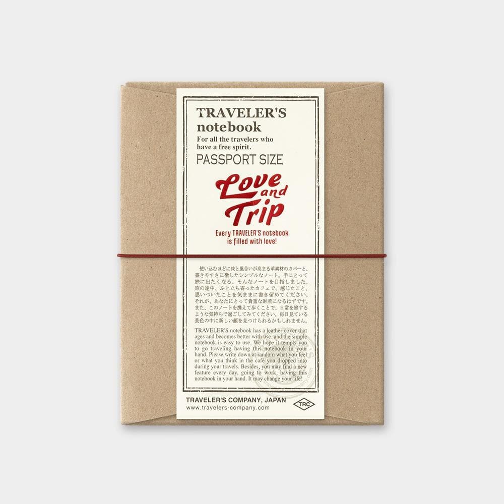 新品トラベラーズノート パスポート LOVE AND TRIP レッド 新品