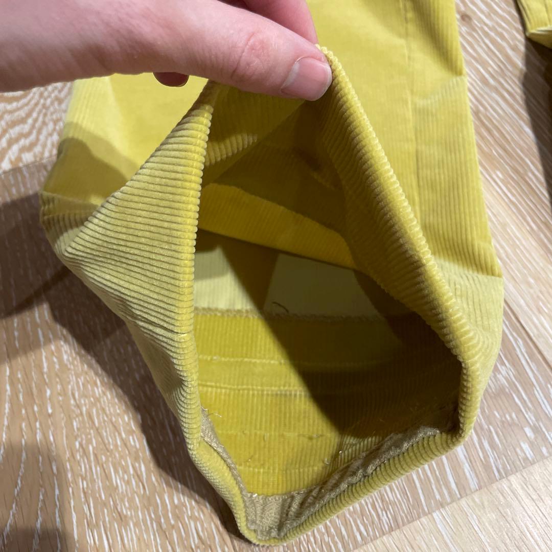 HERMES エルメス コーデュロイスラックス　セリエボタン