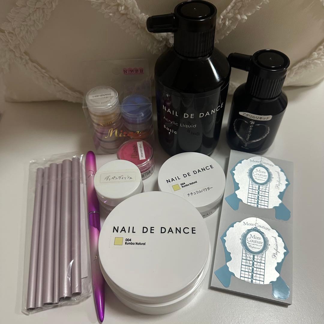ネイリスト検定1級NAIL DE DANCE アクリルパウダー・リキッドセット