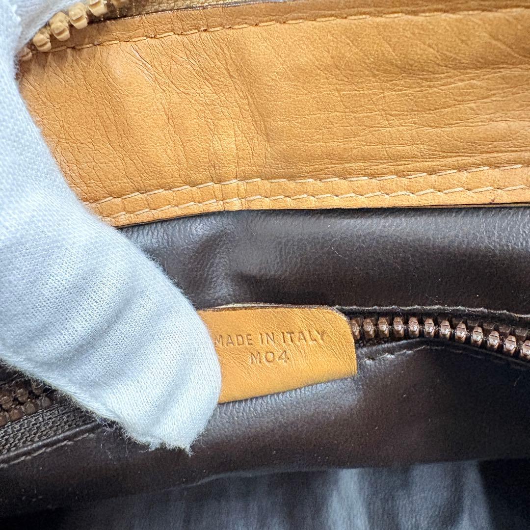 CELINE セリーヌ マカダム柄 トリオンフ ミニボストンバッグ ハンドバッグ