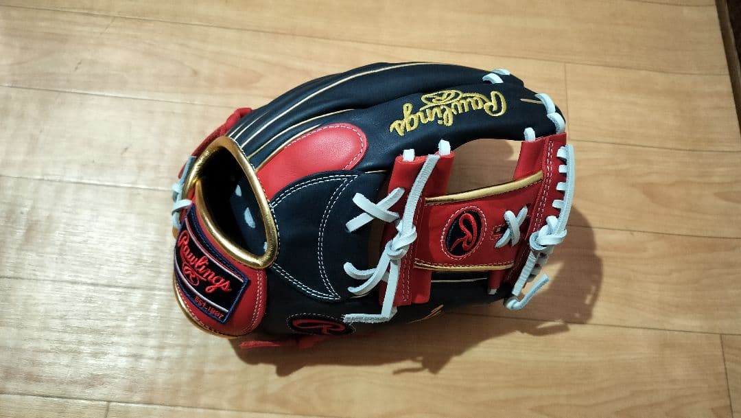 ローリングス 軟式グローブ ネイビー/レッド