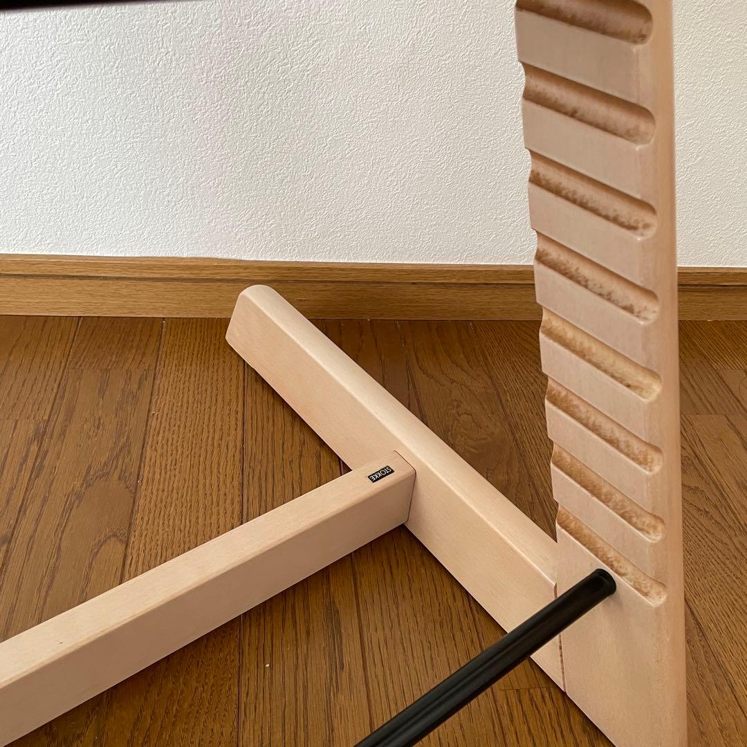 ストッケ　トリップ トラップ　ベビーチェア+ベビーセット　ホワイトウォッシュ