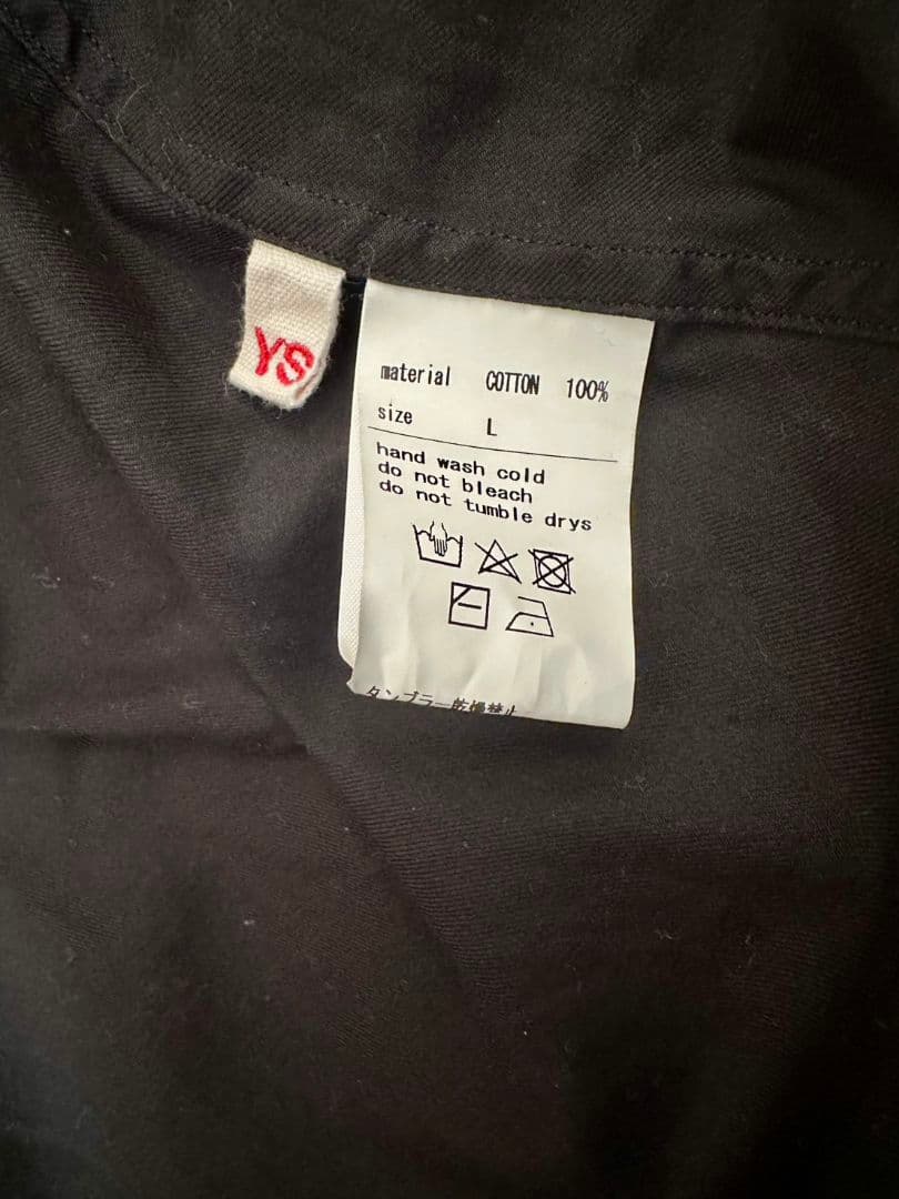 yoko sakamoto モッズコート シャツ 黒 L