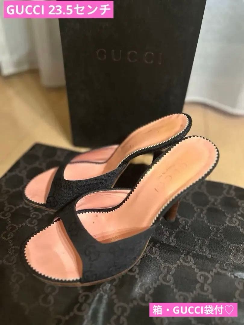 GUCCI ミュール　23.5センチ