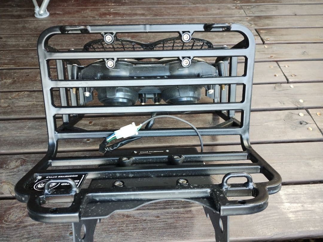 ハンターカブ デュアルヘッドライトフロントラックキット【MOONEYES】