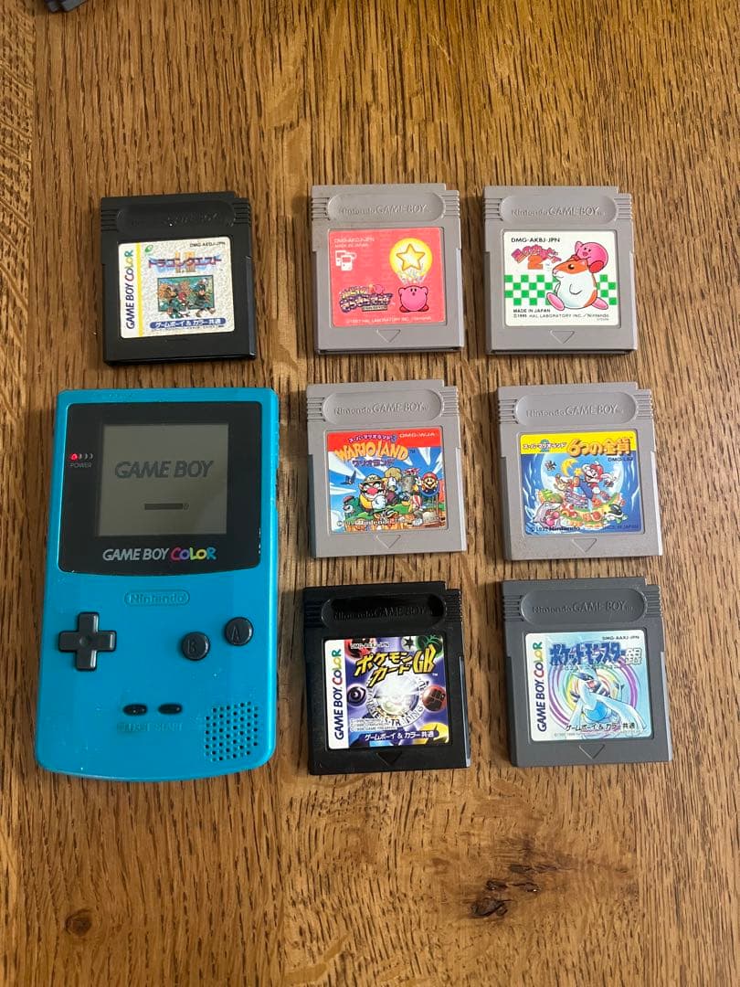 【動作確認済】ゲームボーイカラー　＋　カセット