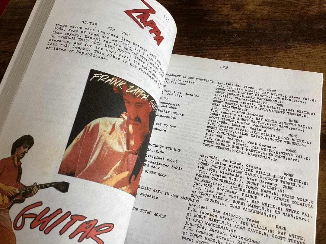 ★フランクザッパ/ZAPPA/全4冊揃い/限定2000部/シリアルナンバー入