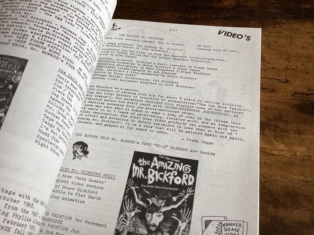 ★フランクザッパ/ZAPPA/全4冊揃い/限定2000部/シリアルナンバー入