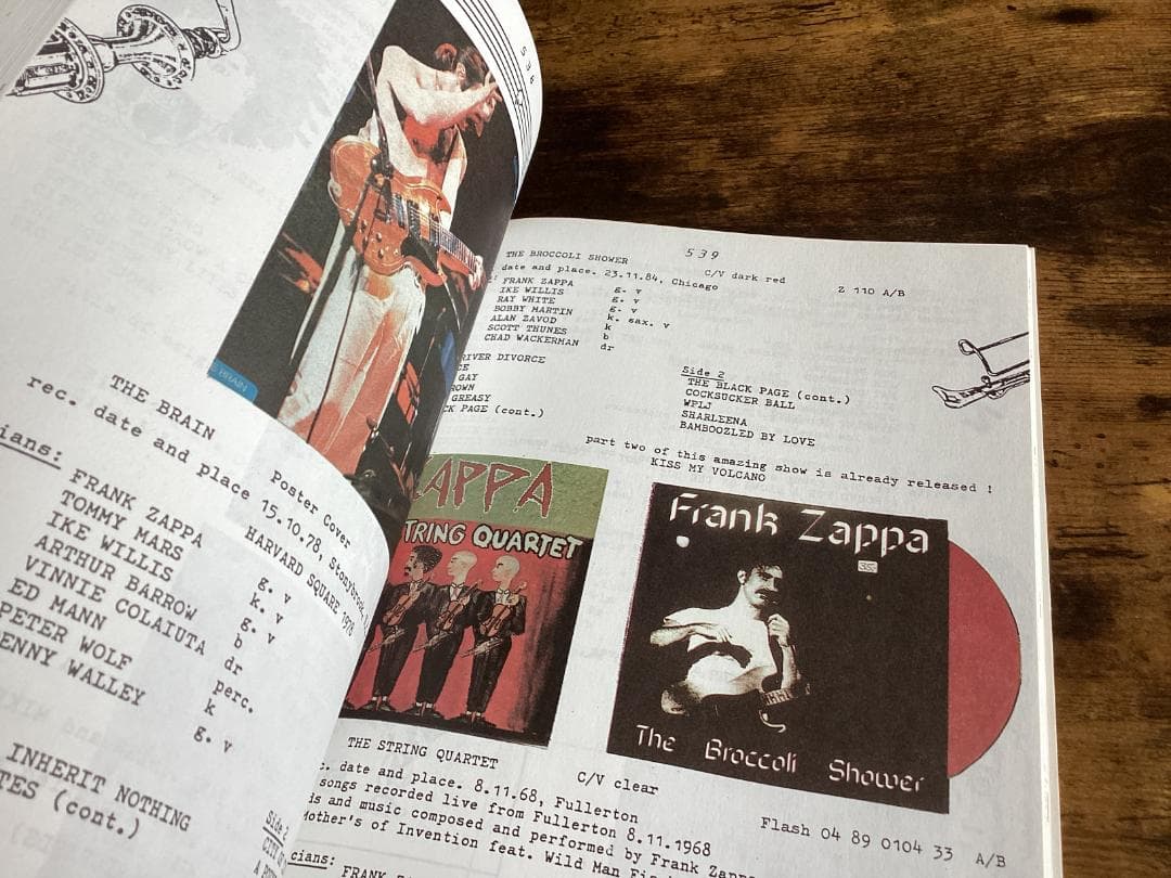 ★フランクザッパ/ZAPPA/全4冊揃い/限定2000部/シリアルナンバー入