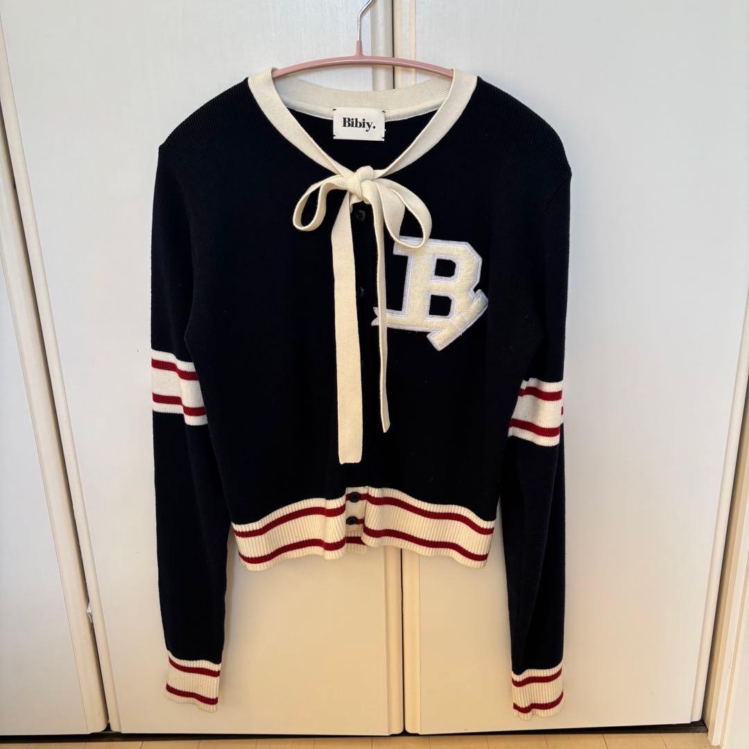 トップス BIBIY B. CLUB TIE CARDIGAN