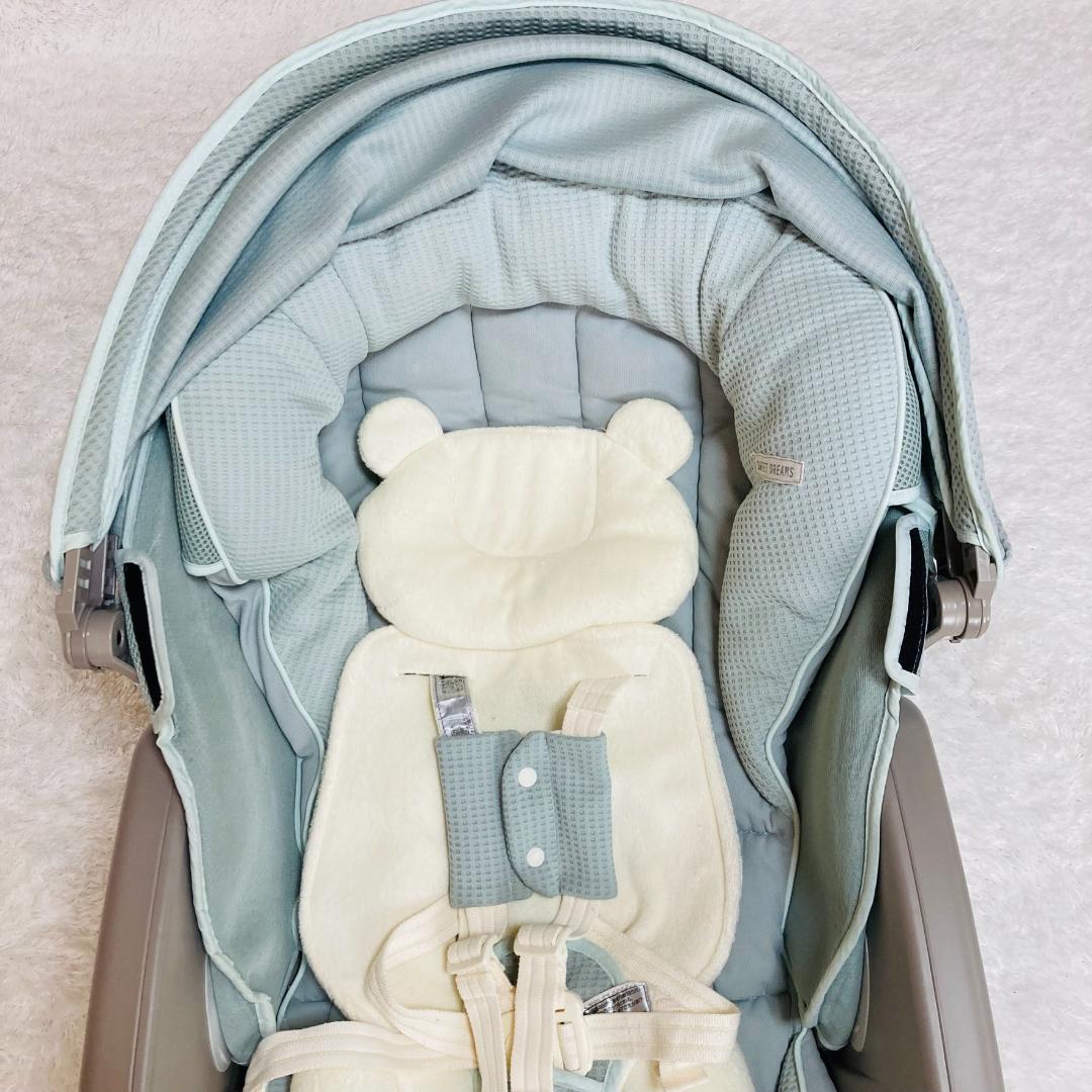 美品 アップリカ ユラリズム オート プレミアム AC 電動ハイローチェア